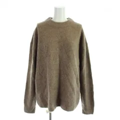 スピック＆スパン ノーブル Spick&Span Noble 22AW ニット セーター ウール 茶 ブラウン 無地 ラウンドネック 長袖 /APのサムネイル