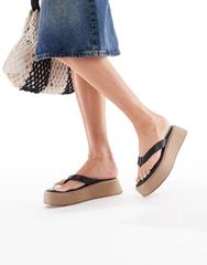 plage プラージュ TKEES プラットフォームサンダル 38 ティキーズ
