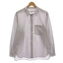 スティルバイハンド STILL BY HAND レギュラーカラーシャツ ストライプ 長袖 46 グレー SH00221 /YMのサムネイル