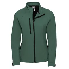 ラッセルアスレチック レディース アウター ジャケット・ブルゾン Russell Athletic Russell WomensLadiesoft Shell Jacket Bottle Greenのサムネイル
