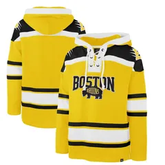 フォーティセブンブランド メンズ アウター パーカー・スウェット レース 47 Brand Mens 47 Gold Boston Bruins 2026 NHL Stadium Seriesuperior Lacer Hoodie Bsb Gold ゴールドのサムネイル
