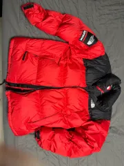 Supreme × THE NORTH FACE ザノースフェイス コラボ ダウン レッド