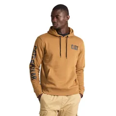 キャタピラー メンズ トップス Tシャツ スウェット Caterpillar Cat Foundation Trademark Banner Hood Sweatshirt Bronzeのサムネイル