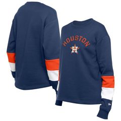 뉴엘라 여성 탑스 티셔츠 스웨트 Womens New Era Navy Houston Astros Game Day Color Pullover Sweatshirt Ast Navy 네이비