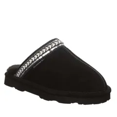 ベアパウ レディース シューズ サンダル スパンコール Bearpaw Tanya Womensequin Trim SlipOn Slippers Black ブラックのサムネイル
