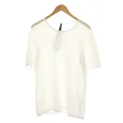 カズユキ クマガイ アタッチメント KAZUYUKI KUMAGAI ATTACHMENT フレスカ天竺クルーネックカットソー Tシャツ 1 白 ホワイト 無地 半袖 KJ92-017 /YMのサムネイル