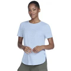 スケッチャーズ レディース トップス Tシャツ Womenskechers GoDri Swift Stripe Tunic Tee Dutch Canal ストライプのサムネイル