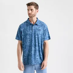 ソルトライフ メンズ トップス Tシャツ ポロシャツ プリント Mensalt Life Printed Short Sleeve Performance Polo Shirt Atlantic Heのサムネイル