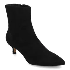 ジャーニー レディース シューズ ブーツ・レインブーツ アンクル Journee Arely Tru Comfort Foam Womens Ankle Boots Black Suede ブラック