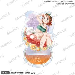 [신품] 러브라이브! 스쿨 아이돌 페스티벌 아크릴 스탠드 Aqours 시크릿 비치 ver. 타카미 치카 창고
