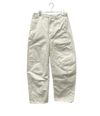ルメール デニムパンツ ホワイト コットン ワイド 1159-343-8696 メンズ SIZE M LEMAIREのサムネイル