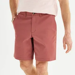 ソノマ メンズ ボトムス ハーフパンツ・ショーツ ショートパンツ Mensonoma Goods For Life 934 Flexwear Flat Front Shorts Mauveのサムネイル