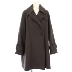 チヅコ様専用 ドレステリア ロング リバーコート グレー ウール 38