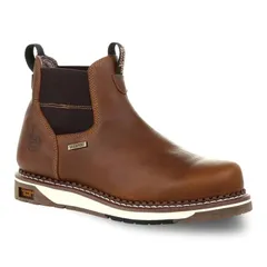 ジョージアブーツ メンズ シューズ ブーツ・レインブーツ Tシャツ チェルシー Georgia Boots Amp LT Mens Waterproof Steel Toe Chelsea Workのサムネイル