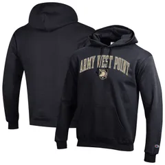チャンピオン メンズ トップス Tシャツ ロゴ パーカー MensChampion Black Army Blacknights Arch Over Logo Pullover Hoodie Nc2 Black ブラック