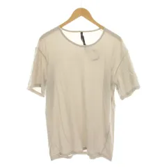 カズユキ クマガイ アタッチメント KAZUYUKI KUMAGAI ATTACHMENT フレスカ天竺クルーネックカットソー Tシャツ 1 ライトグレー 無地 半袖 KJ92-017 /YMのサムネイル