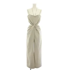 ルシェルブルー LE CIEL BLEU 23SS Front Twisted Jumpsuit フロントツイストジャンプスーツ オールインワン オーバーオール 34 ライトグレー 25S65623 /YMのサムネイル