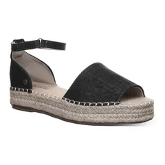 ベアパウ レディース シューズ サンダル Bearpaw Affogato Womens Espadrille Sandals Black ブラックのサムネイル