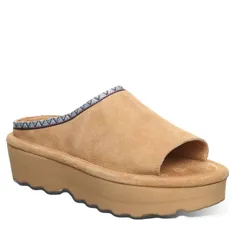 ベアパウ レディース シューズ サンダル プラットフォーム Bearpaw Navigate Womens Platform Slide Sandals Iced Coffee コーヒーのサムネイル