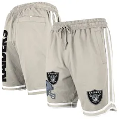 ニューエラ メンズ ボトムス ハーフパンツ・ショーツ ショートパンツ Mens New Era Light Beige Las Vegas Raiderstone Multi Patch Shortsのサムネイル