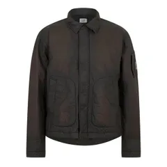 シーピーカンパニー メンズ アウター ジャケット・ブルゾン キルティング CP Company Mens Feltro Bi Film Quilted Jacket Black 999 ブラックのサムネイル