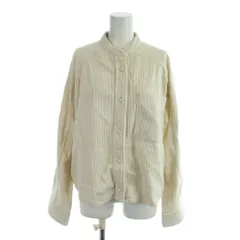 ブランバスク blanc basque コーデュロイパールボタンシャツ 38 白 ホワイト スタンドカラー 長袖 /APのサムネイル
