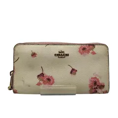 コーチ COACH ロング ジップ アラウンド ウォレット ウィズ フローラル プリント  レディース 表記無 