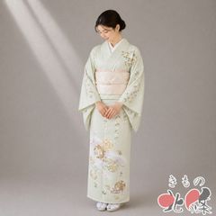 付下げ 付け下げ 訪問着 着物 未使用 正絹 単衣 フォーマル 暈し 源氏 
