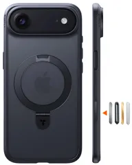 新品 【スタンド入門モデル・初心者向け】TORRAS iPhone Air 用 ケース マグネット式 MagSafe対応 4倍軍用耐衝撃 黄ばみなし カメラコントロール スリム リング 3in1多機能 滑り止め Ostand Q1 Guardian ブラック