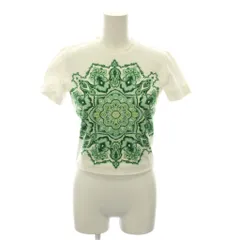 エトロ ETRO Tシャツ S 白 緑 半袖 プリント /REのサムネイル