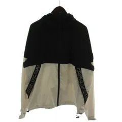 カルバンクラインジーンズ Calvin Klein Jeans ジップアップパーカー 上着 M 黒 白 長袖 フード付 J319230 /GG