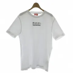 ディーゼル DIESEL Tシャツ カットソー 白 ホワイト 半袖 クルーネック ロゴ刺繍 0CATM /GG