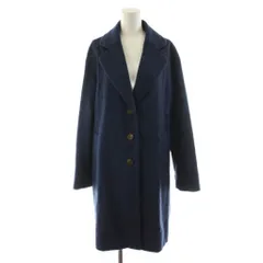 ランバン LANVIN Collection チェスターコート ロング丈 アウター 38 紺 ネイビー /AN73のサムネイル