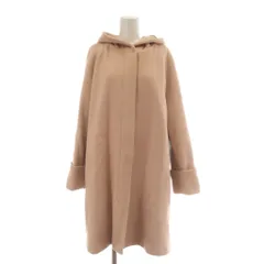 ボールジー BALLSEY トゥモローランド コート 36 ピンク カシミヤ混 フード付き 無地 ロング /AUのサムネイル