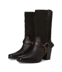 フライ レディース シューズ ブーツ・レインブーツ Frye Shiloharness Beltedark Brown ブラウンのサムネイル