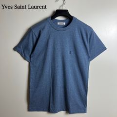 美品✨イヴ・サンローラン 半袖コットンT ＆ショーツセットアップ 霜降グレー M 美品✨イヴ・サンローラン 半袖コットンT ＆ショーツセットアップ 霜降