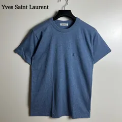 Yves Saint Laurent 90s archive small logo Tee M イヴサンローラン オールド ワンポイント Tシャツ アーカイブ ライセンス 萩原 レアのサムネイル