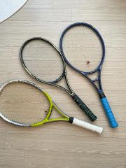 テニスラケット 4本セット Wilson Babolat Dunlop - メルカリ