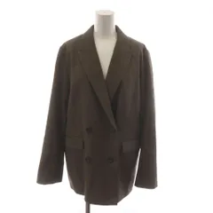 ジャーナルスタンダード レリューム JOURNAL STANDARD relume 25AW ダブルフロントチェックジャケット ブレザー 上着 38 茶 ブラウン 25010462702030 /RRのサムネイル