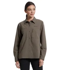 マーモット レディース トップス シャツ Marmot AirExchange SolarShield Overshirt Claystoneのサムネイル