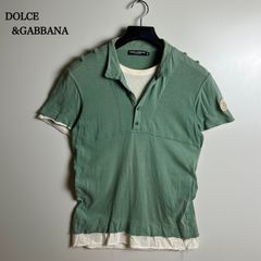 DOLCE&GABBANA D&G 00s y2k archive layer polo shirts 46 M ドルチェ