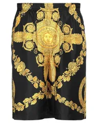 ヴェルサーチ メンズ ボトムス ハーフパンツ・ショーツ VERSACE ショートパンツ＆バミューダパンツ Black ブラックのサムネイル