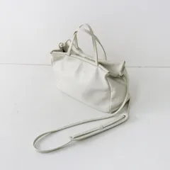 モノノグ mononogu パオ ミニショルダーバッグ ミニボストン 牛革 ホワイト／小物 カバン 鞄【2400014980639】のサムネイル