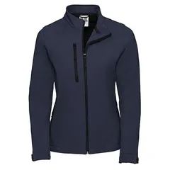 ラッセルアスレチック レディース アウター ジャケット・ブルゾン Russell Athletic Russell WomensLadiesoft Shell Jacket French Navy ネのサムネイル