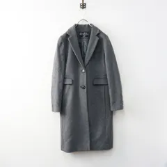 スローブイエナ SLOBE IENA カシミヤ混 ウール ロングコート 36 グレー／アウター 羽織り 無地【2400014982183】のサムネイル
