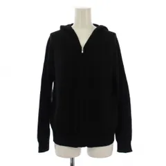 セオリーリュクス theory luxe ニット ジップアップパーカー ジャケット カシミヤ 38 黒 03-5303791 /BMのサムネイル