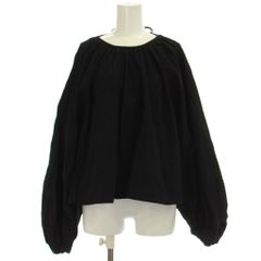売り切り価格❗️アドーア♡襟ギャザーブラウス♡ブラック♡美品 売り切り価格❗️アドーア♡襟ギャザーブラウス♡ブラック♡美品