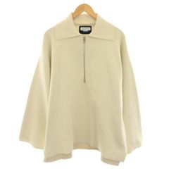 MAISON SPECIAL ダブルフェイスハーフジッププライムオーバーニット