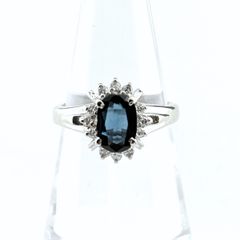 Pt900 天然サファイア 1.81ct ダイヤ 0.33ct リング 4.9g - メルカリ