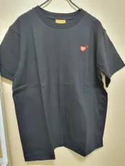 (新品) HUMAN MADE ヒューマンメイド ハート ロゴ ブラック 半袖 Tシャツ Mのサムネイル